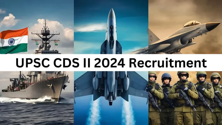 UPSC CDS 2024, UPSC CDS 2 2024 Notification